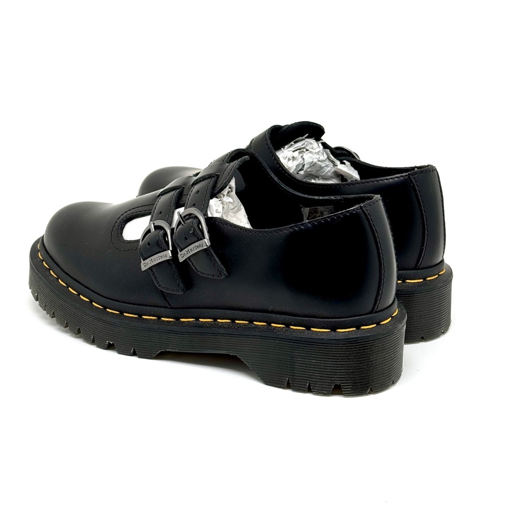 Dr. Martens 8065 II Core Bex Platform Mary Janes Black Smooth Leather Size 7 - Picture 8 of 12